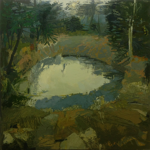 Amy Falstrom Feral Places oil on panel