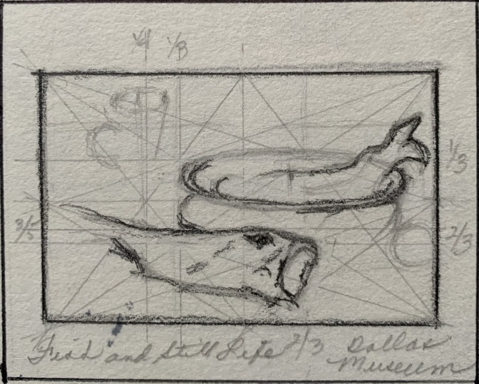 Amy Mahnick Should We Care About Fish? Graphite on sketchbook page