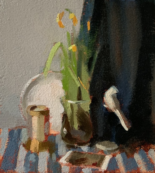 Amy Mahnick The Cry of Nature Oil on Arches oil paper