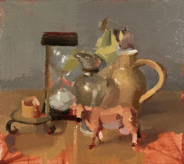 Amy Mahnick For Dairy Cows Oil on Arches oil paper