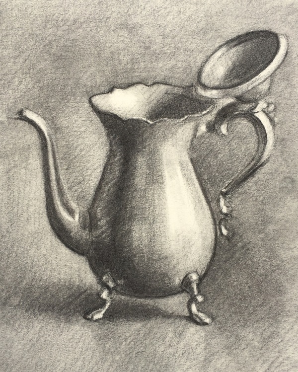 Glass jug. Simple Line drawing. Vector illustration. Stock Vector | Adobe  Stock