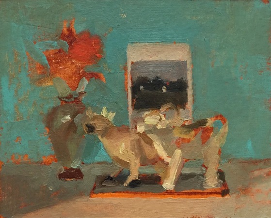 Study for Still Life with Setting Sun and The Lives of Animals