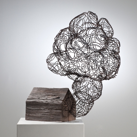 Thought House (Thought House Series) Recent Work Steel and wood