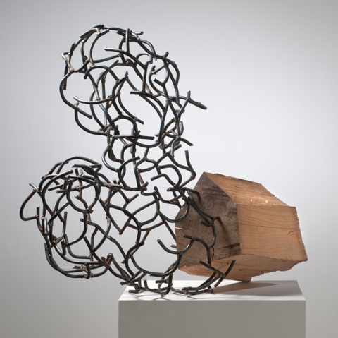 Infringed (Thought House Series) Recent Work Steel and wood