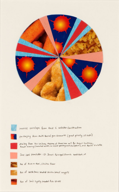Rice-A-Roni, Chicken Flavor Earlier Work collage and ink on paper