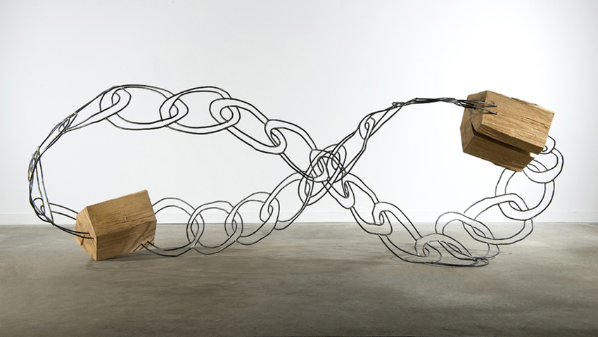 Relationscape Recent Work Steel and wood