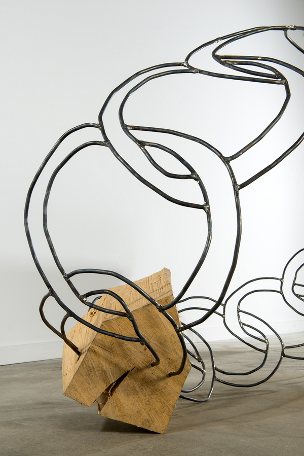 Relationscape (detail) Recent Work Steel and wood