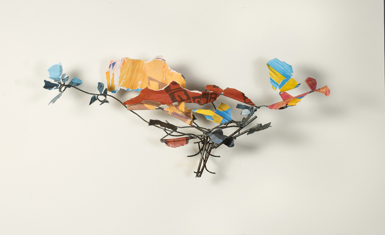 Roman Streetscape Recent Work Steel and paper
