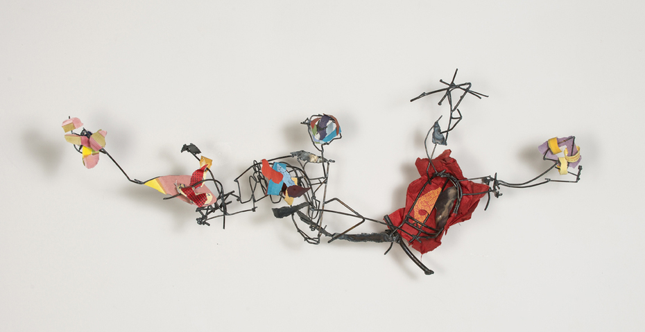 Study for 3D Collage Recent Work Steel and paper