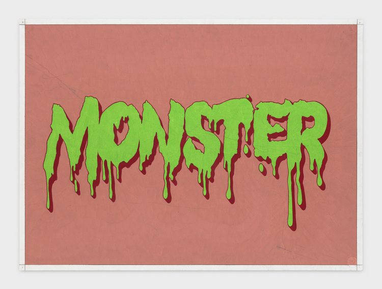 ANDREW BRISCHLER MONSTER Colored pencil and graphite on paper