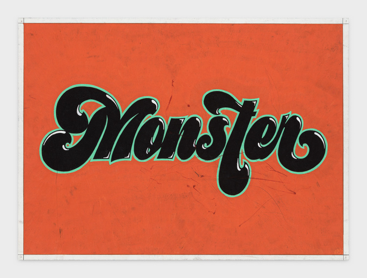 ANDREW BRISCHLER MONSTER Colored pencil, graphite, and marker on paper