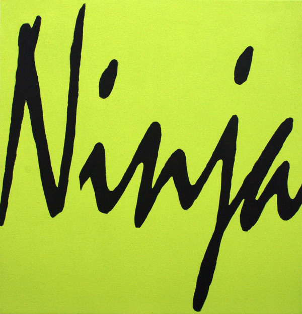 Ninja Oil Paintings Oil and Spray Paint on Canvas