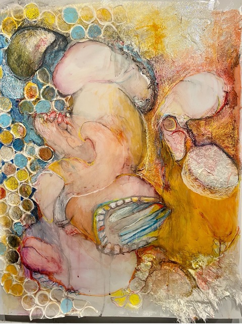 ANITA GLESTA CURRENT WORKS ON PAPER Mixed Media