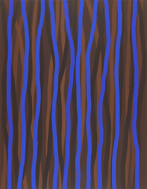 Ann Aspinwall 2026 Ink, screenprint, and acrylic