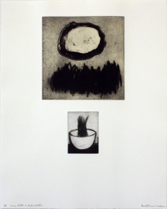 Anne Gilman Limited Edition intaglio with open bite, dry point, roulette and chine collé