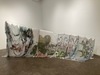  Installations photography, watercolor, collage on fabric