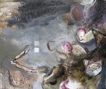 ANNE SEELBACH Earth: the elements acrylic, chalk on linen