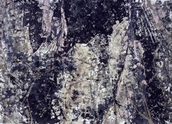 ANNE SEELBACH 1977-1981 Monhegan Rocks acrylic on paper,