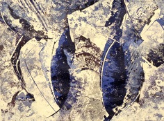 ANNE SEELBACH 1977-1981 Monhegan Rocks acrylic on paper