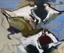 ANNE SEELBACH Shoreline Paintings acrylic on canvas