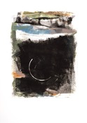 ANNE SEELBACH Earth: the elements monotype on Hannemülle paper