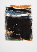 ANNE SEELBACH Earth: the elements monotype on Hannemülle paper, second inking