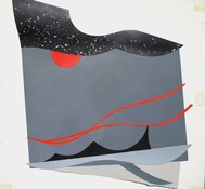 ANNE SEELBACH The Sea Shore acrylic on paper