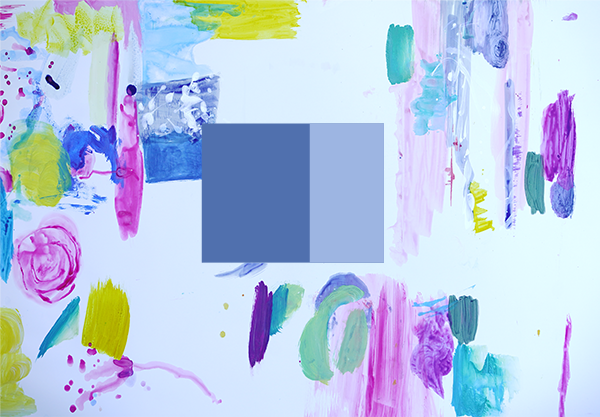 Confection Patriot Blues Series, 2018 works on paper mixed digital media-paper