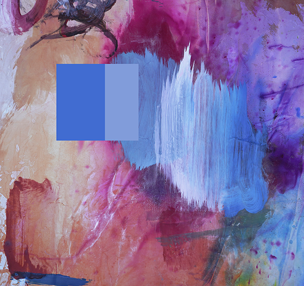 Vog Machine Patriot Blues Series, 2018 works on paper mixed digital media-paper