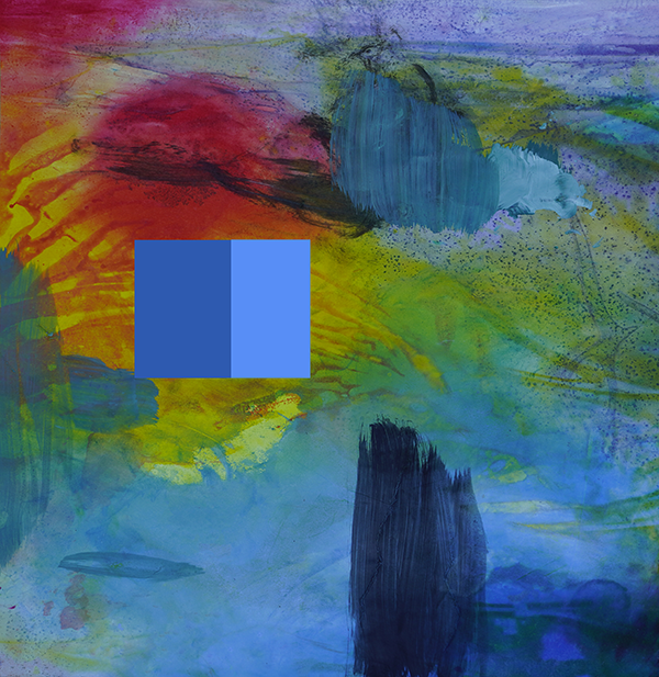 For Frank Patriot Blues Series, 2018 works on paper mixed digital media-paper