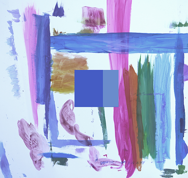 You shouldn't have Patriot Blues Series, 2018 works on paper mixed digital media-paper