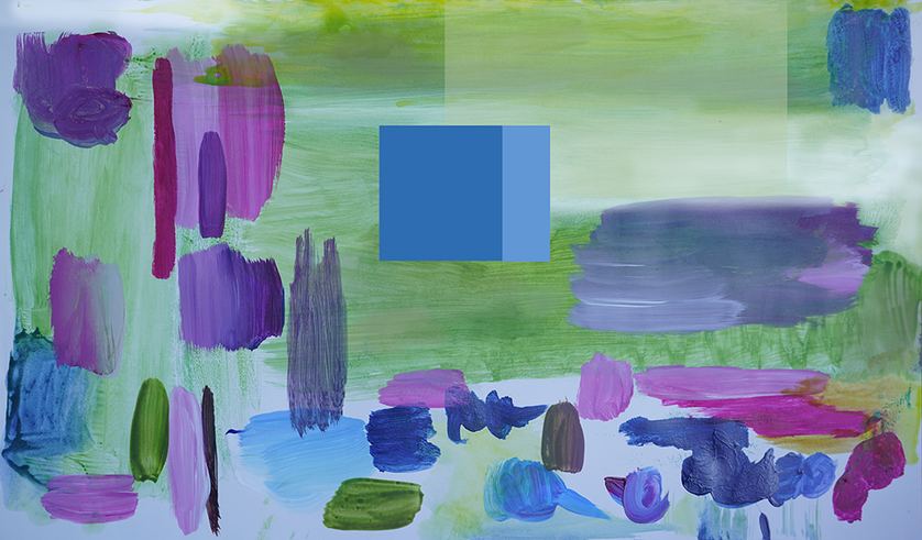 From the Dock Patriot Blues Series, 2018 works on paper mixed digital media-paper