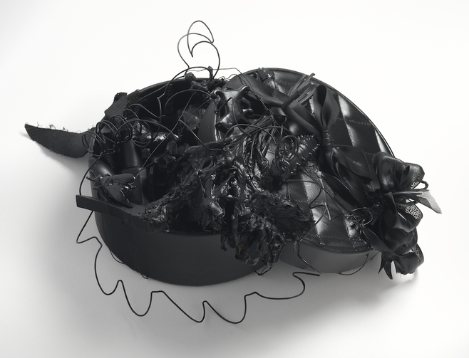 Little Memory Box Vanitas Mixed Media: Found objects and paint