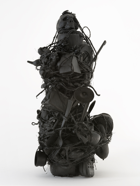 Exquisite Corpse Singularities Mixed media: Found objects, sisal twine, and paint