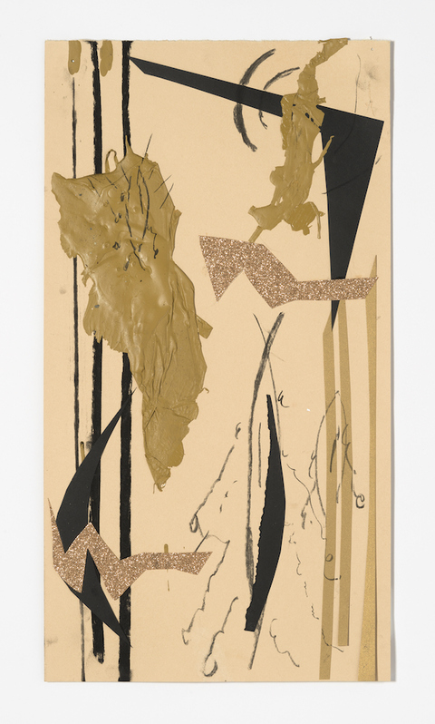 Mid-century Modern. The Wounds. Stigmatas, Halos & Crowns Collage on paper