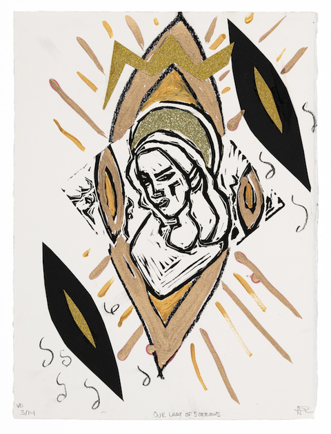 Our Lady of Sorrows Ave Maria Variable Edition Print 3/14