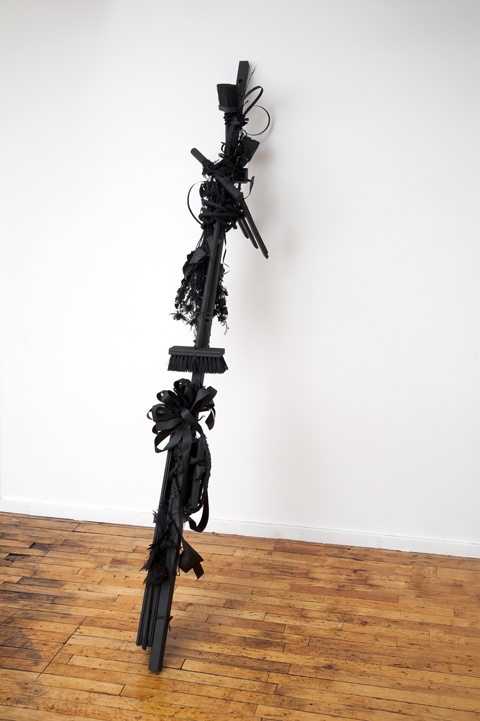 Zoe Monopoles Mixed media: Found objects and latex paint