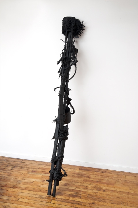 Jackson Monopoles Mixed media: Found objects and latex paint