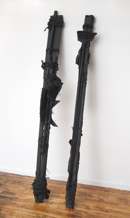 Auxilio Ladders Mixed media: Found objects and latex paint