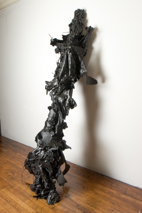 Roxanne Monopoles mixed media, latex paint