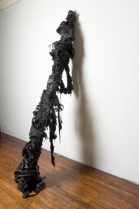 Eva Monopoles mixed media, latex paint