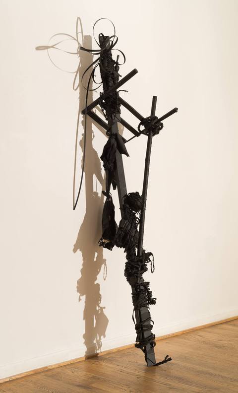 Kat Ladders Mixed media: Found objects and latex paint