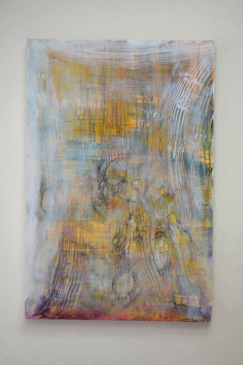 ANN STODDARD ORBIT Series Oil on stretched canvas