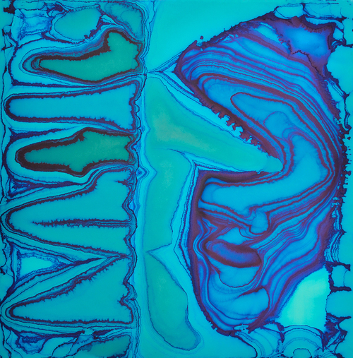 AUGUSTE  RHONDA  TYMESON water - double dips fiber reactive pigment on paper