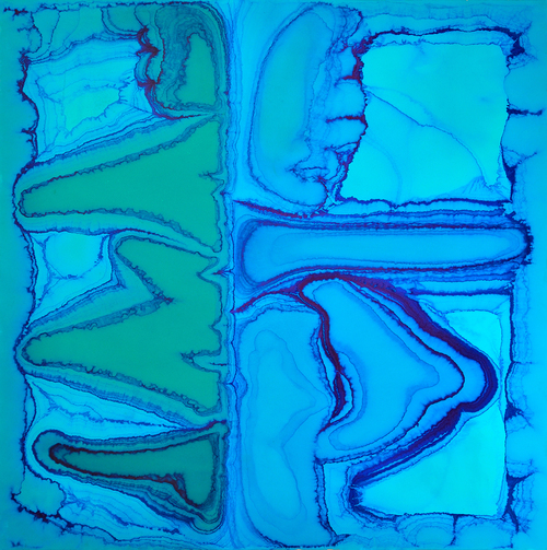 AUGUSTE  RHONDA  TYMESON water - double dips fiber reactive pigment on paper