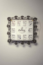ASHLEY V. BLALOCK UNCATEGORIZED SCULPTURE, 2006 to Pres. Zantac packaging, thread
