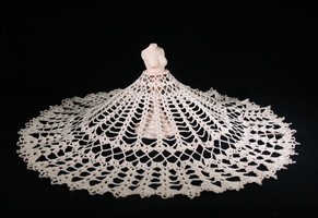 ASHLEY V. BLALOCK UNCATEGORIZED SCULPTURE Crochet thread and 3D printed figure