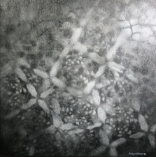 ASHLEY V. BLALOCK PAINTING Spray paint on panel