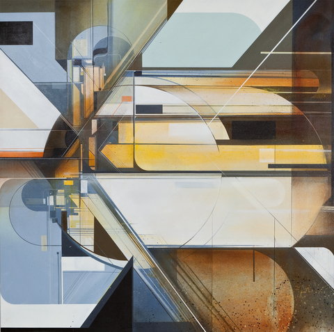 Augustine Kofie Paintings Acrylic, spray paint & bitumen on canvas. Finished in matte varnish. 