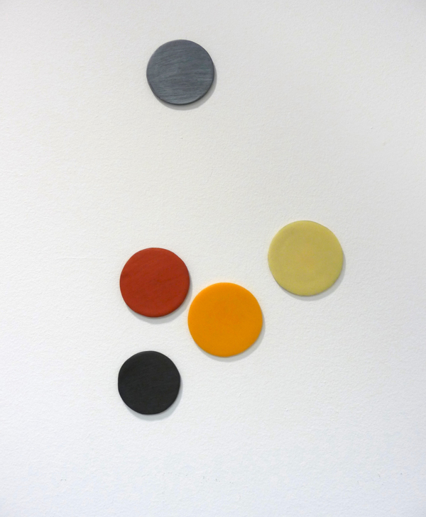 Barbara Hatfield Dots beeswax, oil paint, graphite